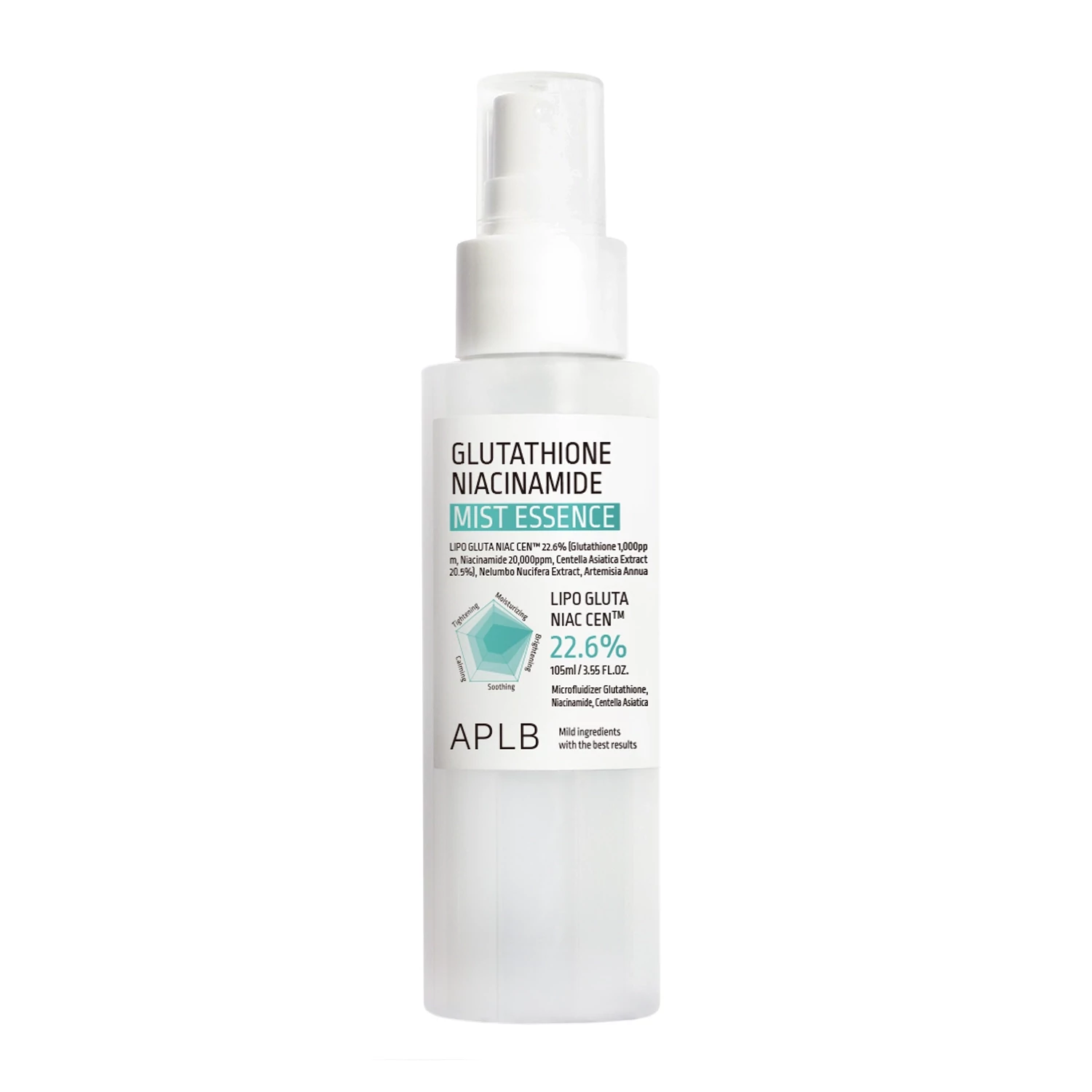 APLB Glutathione Niacinamide Mist Essence 105ml