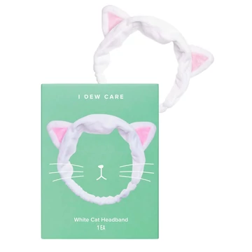 I Dew Care White Cat Headband I Dew Care White Cat Headband