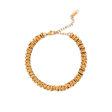 immaculati chunkie golden bracelet