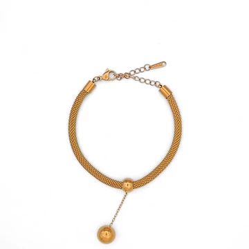 immaculati python pearl golden bracelet