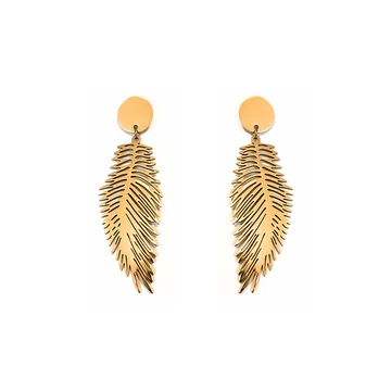 immaculati feathers golden earring
