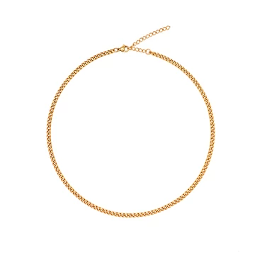 immaculati cuban golden necklace