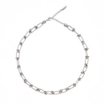 immaculati doggie silver necklace