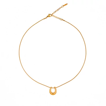 immaculati luckie golden necklace