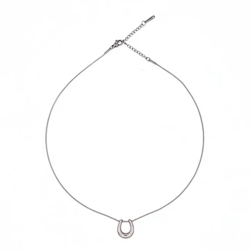 immaculati luckie silver necklace