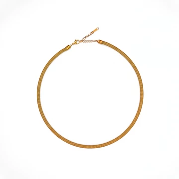 immaculati python golden necklace