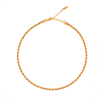 immaculati ropie golden necklace