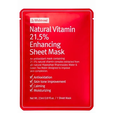By Wishtrend Natural Vitamin 21.5 Enhancing Sheet Maszk