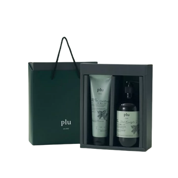 Plu Body Scrub &amp; Scrub Wash Gift Set
