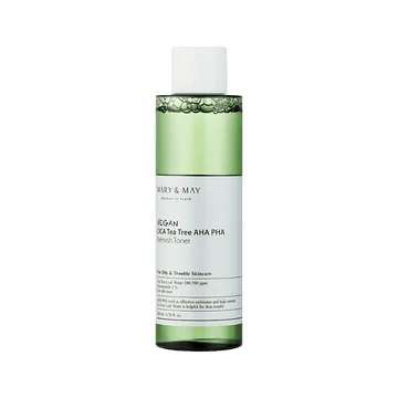 Mary&amp;May Vegan Cica Tea Tree AHA PHA Blemish Toner 