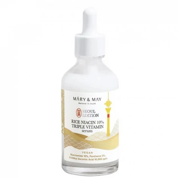 Mary&May Rice niacin 10% Triple Vitamin Serum Seoul Edition Mary&May Rice niacin 10% Triple Vitamin Serum Seoul Edition
