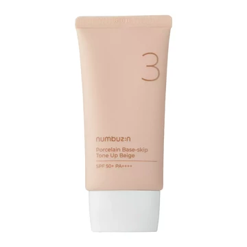 Numbuzin No.3 Porcelain Base-skip Tone Up Beige Numbuzin No.3 Porcelain Base-skip Tone Up Beige