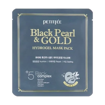 Petitfee Black Pearl & Gold Hydrogel Mask Pack Petitfee Black Pearl & Gold Hydrogel Mask Pack