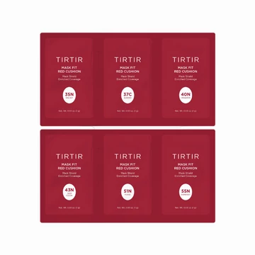 TIRTIR Mask Fit Red Cushion 6 Shades Trial Kit (35N-55N) 