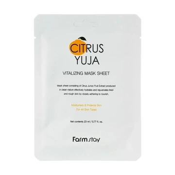 Farmstay Citrus Yuja Vitalizing Mask Sheet 