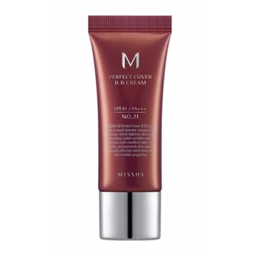 Missha M Perfect Cover BB Cream SPF42/PA++ MINI - 21 Light Beige 