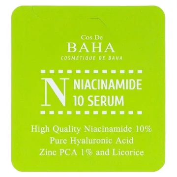Cos De BAHA N Niacinamide 10 Serum SAMPLE 
