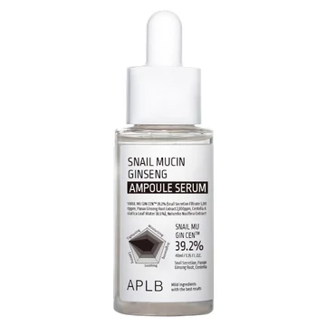 APLB Snail Mucin Ginseng Ampoule Serum