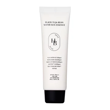 HEVEBLUE Black Yuja Bean Water Sun Essence SPF 50+ PA++++