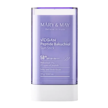 Mary&May Vegan Peptide Bakuchiol Sun Stick SPF50+/PA++++ - Stick de protecție solară cu peptide 18g