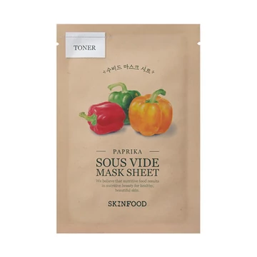 SKINFOOD Sous Vide Mask Sheet Paprika - Szövetmaszk Paprikával 1db/18ml SKINFOOD Sous Vide Mask Sheet Paprika - Szövetmaszk Paprikával 1db/18ml