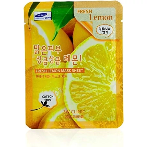 3W Clinic Fresh Lemon Mask Sheet 