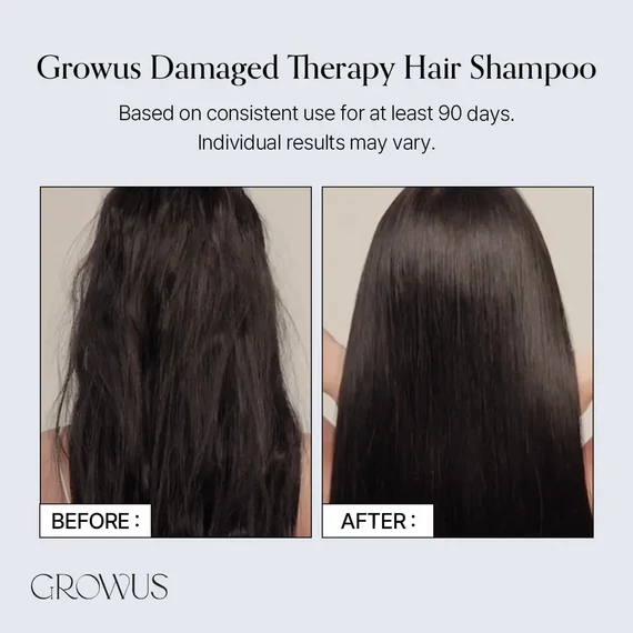 GROWUS Damage Therapy Hair Shampoo EX (sample) – Regenerativni šampon za poškodovane lase 7ml