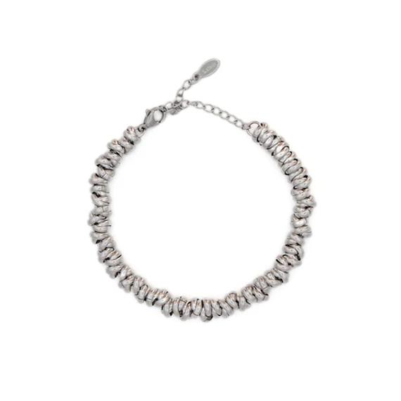 immaculati chunkie silver bracelet