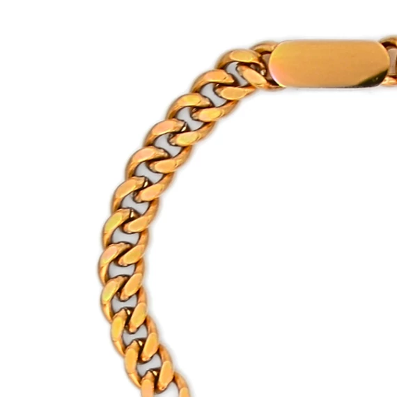 immaculati cuban link golden bracelet 1