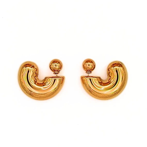 immaculati biggie golden earring