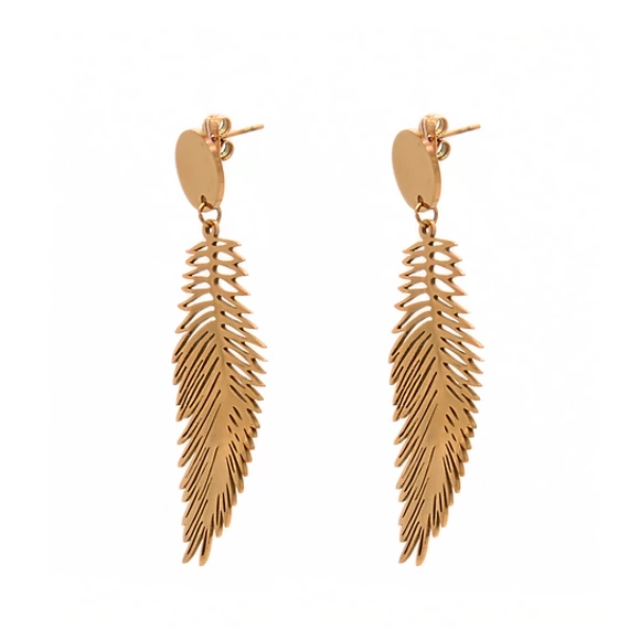 immaculati feathers golden earring 4