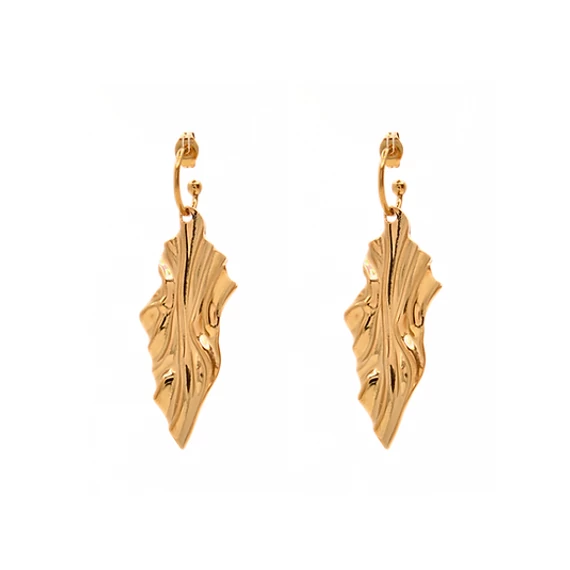 immaculati leafie golden earring 2