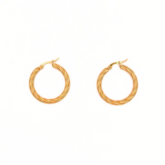 immaculati torqueo golden earring