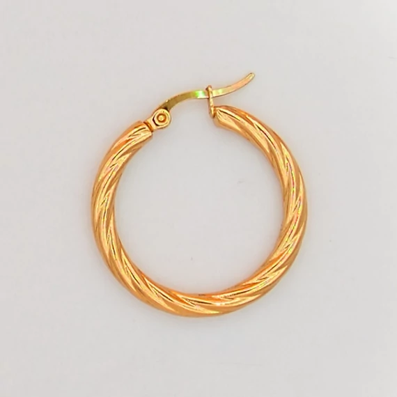 immaculati torqueo golden earring 3