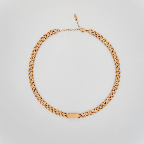 immaculati cuban link golden necklace 4