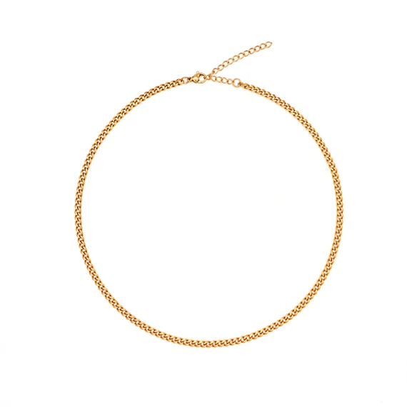 immaculati cuban golden necklace