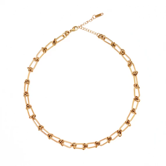 immaculati doggie golden necklace