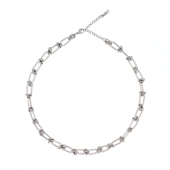 immaculati doggie silver necklace