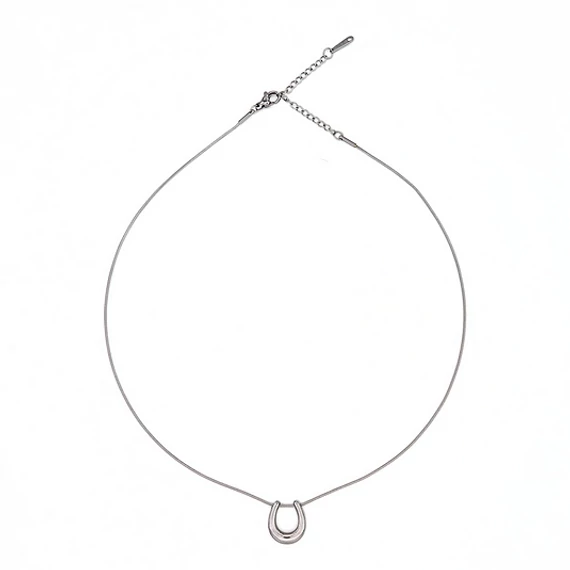 immaculati luckie silver necklace