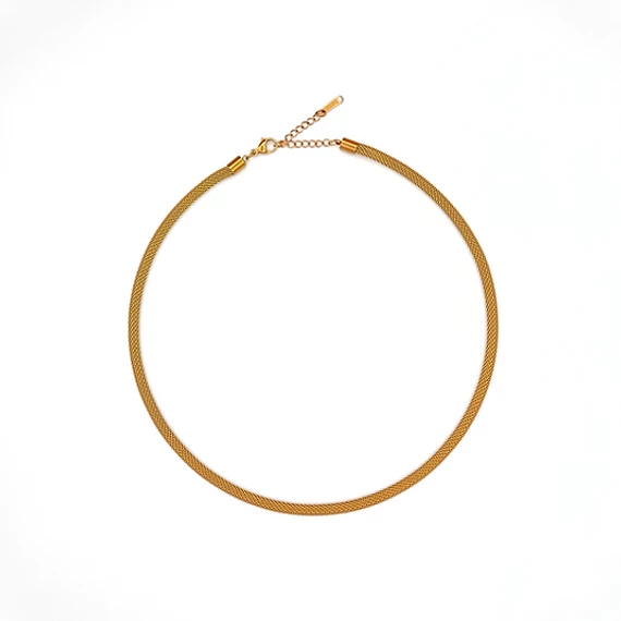 immaculati python golden necklace