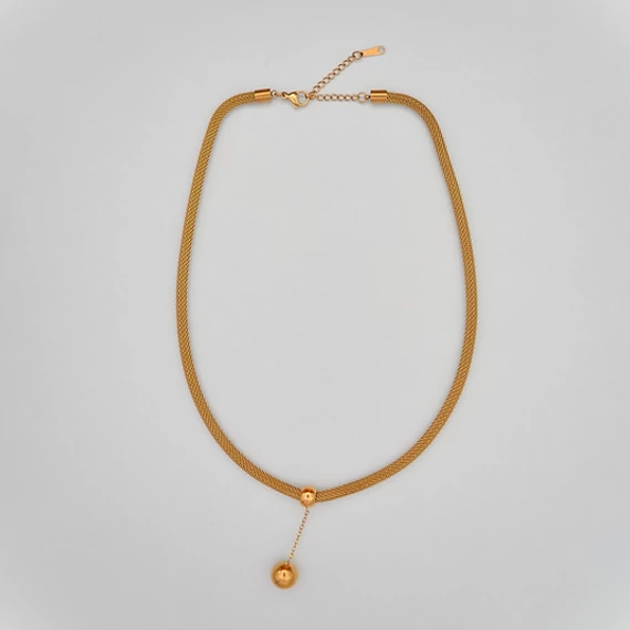 immaculati python pearl golden necklace 4