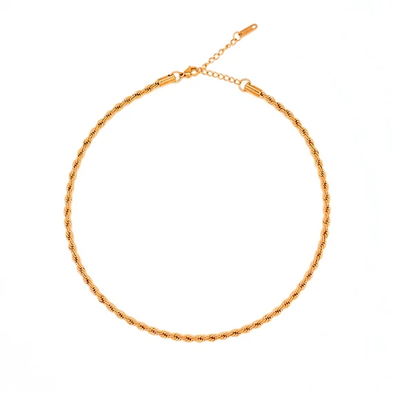 immaculati ropie golden necklace