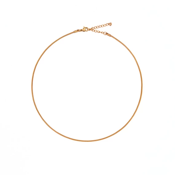 immaculati snake chai golden necklace