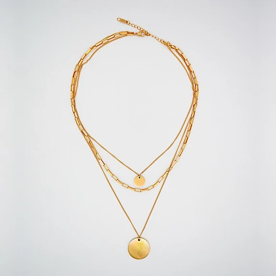 immaculati solar golden necklace 3