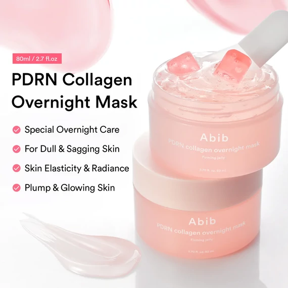 Abib PDRN Collagen Overnight Mask Firming Jelly - Gel maska s kolagenom in peptidi 80ml