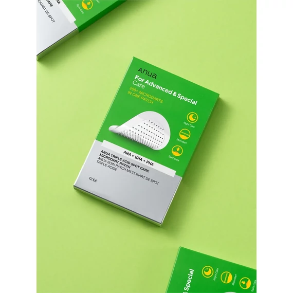 Anua Triple Acid Spot Care Microdart Patch – Anti-Akne Pflaster mit Säuren 12Stk