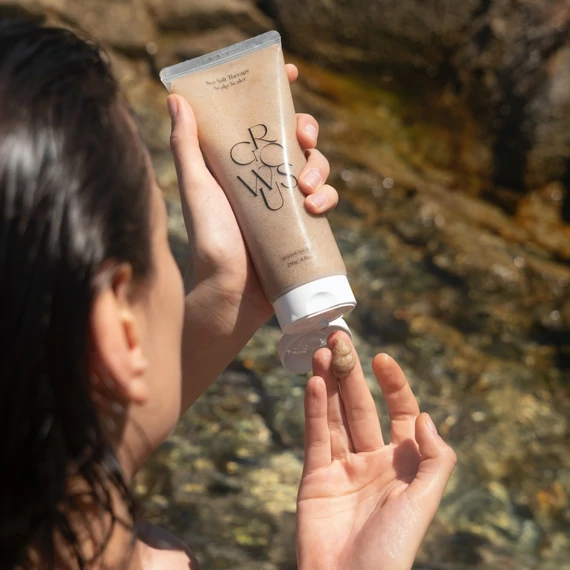 GROWUS Sea Salt Therapy Scalp Scaler – Fejbőrradír Sampon 250g