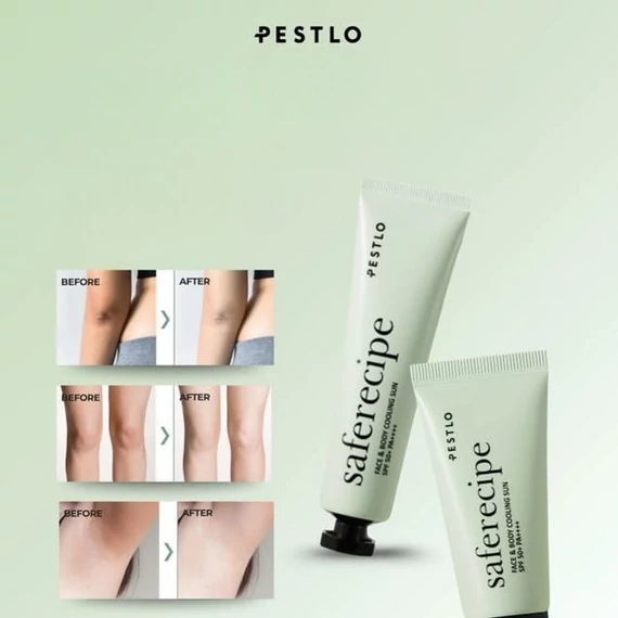 Pestlo Saferecipe Face & Body Cooling Sun – Opalovací Krém na Obličej a Tělo 100ml