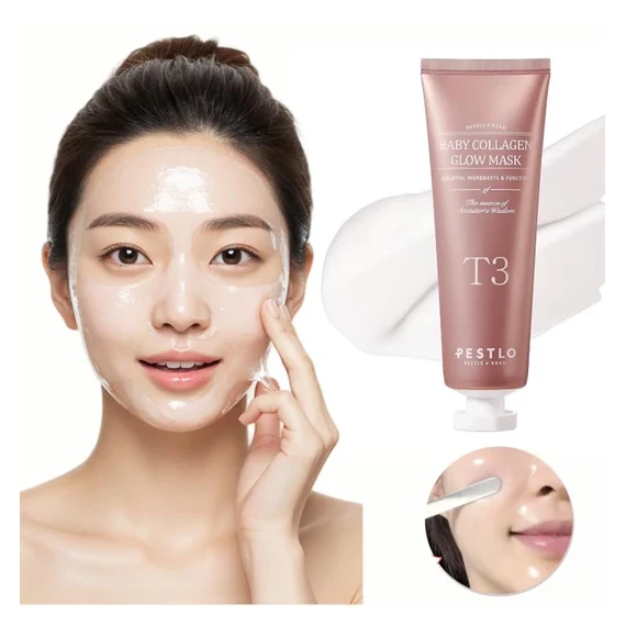 Pestlo Baby Collagen Glow Mask – Anti-Aging Slupovací Maska 50ml