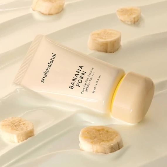 SHAISHAISHAI Banana PDRN Tone Up Sun Primer SPF50+ PA++++ – Opalovací Primer 35ml